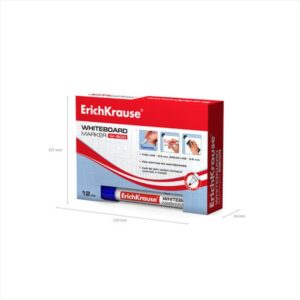 MARCADOR PIZARRA BLANCA W-500 AZUL ERICH KRAUSE 12846 | PACK 12 UNIDADES MARCADOR PIZARRA BLANCA W-500 AZUL ERICH KRAUSE 12846 | PACK 12 UNIDADES