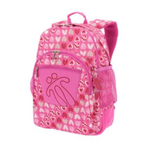MOCHILA CRAYOLES REFUERZO CAUCHO+BOLSILLOS ROSA/CORAZONES TOTTO MA04ECO029-1710N-1I3