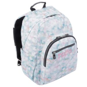 MOCHILA ESCOLAR CORAZONES PASTEL TOTTO MA04ECO001-23110-4HX