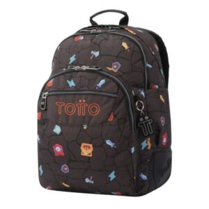 MOCHILA ESCOLAR ESTAMPADO VIDEOJUEGO - CRAYOLES TOTTO MA04ECO029-2210N-3Y7 MOCHILA ESCOLAR ESTAMPADO VIDEOJUEGO - CRAYOLES TOTTO MA04ECO029-2210N-3Y7