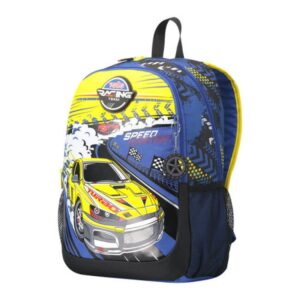 MOCHILA ESCOLAR GRANDE DE CARRERAS DE COCHES TOTTO MJ04VLC003-2310-6J7L