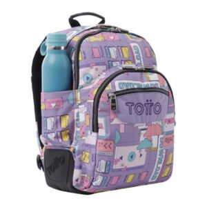MOCHILA ESCOLAR MORADO CIBER - CRAYOLES TOTTO MA04ECO029-2210N-2QI