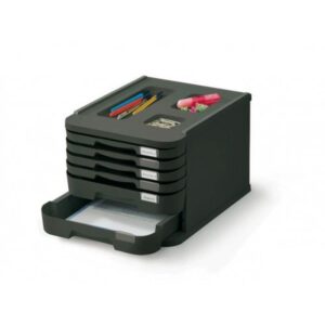 MODULO DE 8 CAJONES POLIESTIRENO NEGRO FAIBO 1008-02