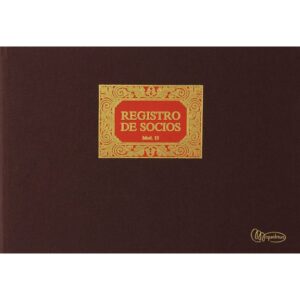 Miquelrius 5013 registro comercial (libro) Marrón 100 hojas