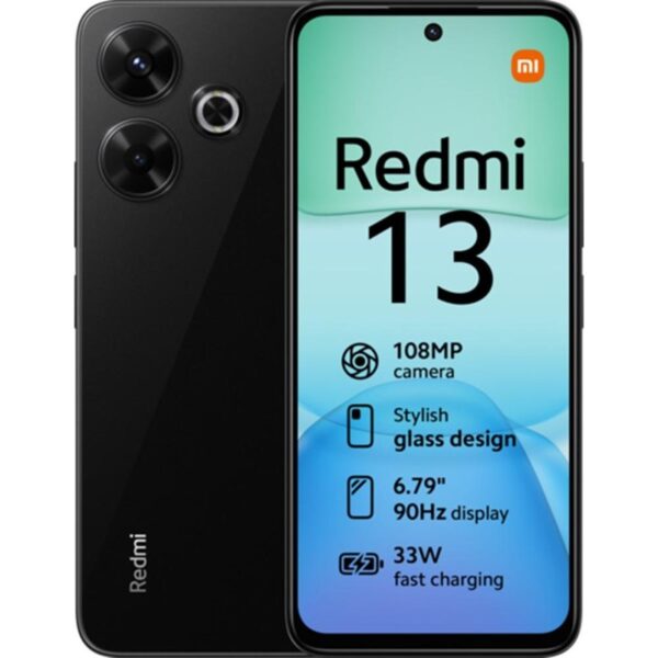 REDMI 13 6.6IN MIDNIGHT BLACK SMD