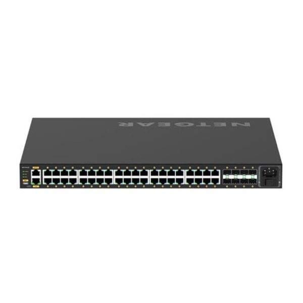 NETGEAR GSM4248PX Gestionado L2/L3/L4 Gigabit Ethernet (10/100/1000) Energía sobre Ethernet (PoE) 1U Negro