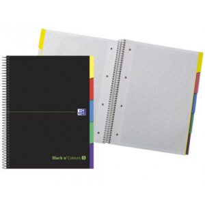 Oxford Europeanbook 5 cuaderno y block A4+ 100 hojas Negro, Verde | PACK 5 UNIDADES