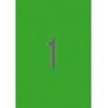 PACK 20 HOJAS (20 UDS) ETIQUETAS VERDES 210X297MM APLI 1602. PACK 20 HOJAS (20 UDS) ETIQUETAS VERDES 210X297MM APLI 1602.
