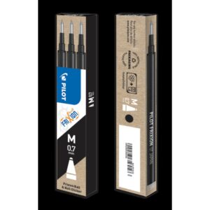 PACK 3 RECAMBIOS FRIXION NEGRO PILOT BLS-FR7-B-S3