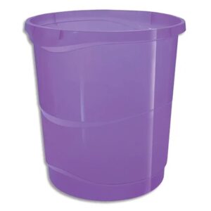 Esselte 628462 cubo de basura Alrededor Poliestireno (PS) Lavanda