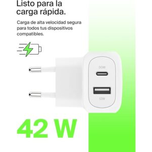 42w-30w USB-C+12w Dual Wall Char W 42w-30w USB-C+12w Dual Wall Char W