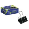 PINZA SUJETAPAPELES 19 MM. PALA ABATIBLE COLOR NEGRO BISMARK 321724 | PACK 12 UNIDADES PINZA SUJETAPAPELES 19 MM. PALA ABATIBLE COLOR NEGRO BISMARK 321724 | PACK 12 UNIDADES