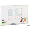 PIZARRA MAGNETICA BLANCA DE ACERO LACADO 60X90 CM. MARCO ALUMINIO FAIBO 840-10