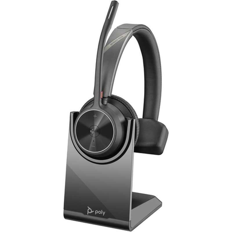 POLY Auriculares Voyager 4310 con certificación para Microsoft Teams + llave BT700 + soporte de carga - Imagen 3