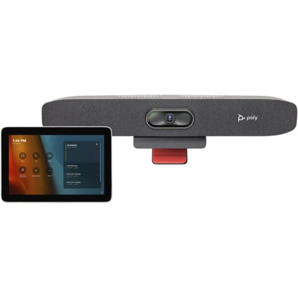 POLY Studio Small Room Kit for MS Teams: Studio R30 USB Video Bar with GC8 (ABB) servidor y codificador de vídeo