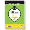 Pacsa Recambio A4 100 Hojas
