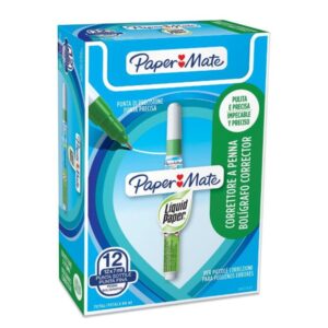 Papermate 2037841 corrector líquido tipo bolígrafo 7 ml | PACK 12 UNIDADES