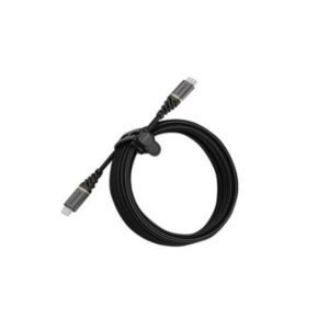 CABLE OTTERBOX USB-C MACHO / USB-C MACHO 3M PREMIUM BLACK