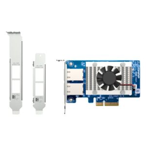 QNAP QXG-10G2T adaptador y tarjeta de red Interno Ethernet 10000 Mbit/s