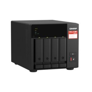 QNAP TS-473A + QSW-1105-5T Bundle Pack NAS Torre Ethernet Negro V1500B