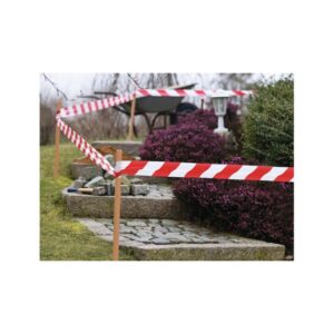 Alternative view of ROLLO CINTA BALIZAJE NO ADHESIVA ROJA/BLANCA TESA 58137-00000-00