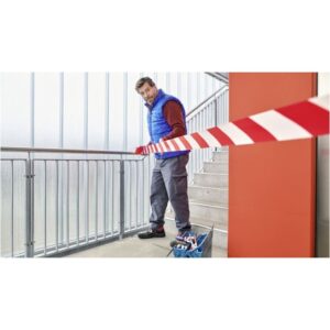 ROLLO CINTA BALIZAJE NO ADHESIVA ROJA/BLANCA TESA 58137-00000-00