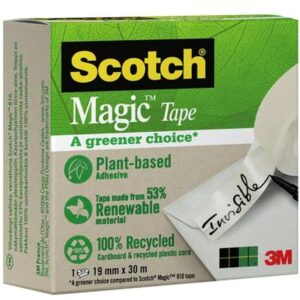 ROLLO CINTA INVISIBLE 19MM X 33M MAGICDE ORIGEN VEGETAL CAJA CARTÓN 9-1930R SCOTH 7100044086