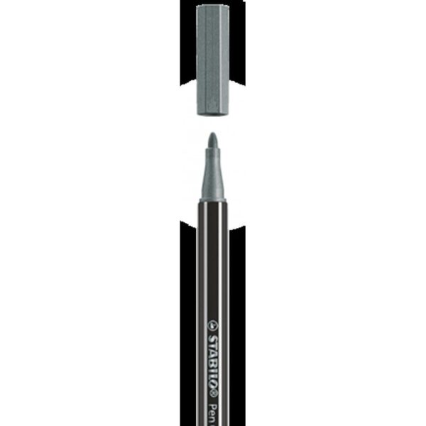 STABILO Pen 68 metallic rotulador Medio Plata 1 pieza(s)