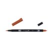 ROTULADOR DOBLE PUNTA PINCEL COLOR BURNT SIENNA TOMBOW ABT-947 | PACK 6 UNIDADES