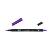 ROTULADOR DOBLE PUNTA PINCEL COLOR VIOLET TOMBOW ABT-606 | PACK 6 UNIDADES