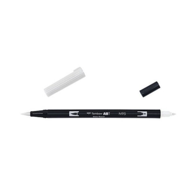 ROTULADOR DOBLE PUNTA PINCEL DUAL BRUSH-N95 - COLOR COOL GREY 1. TOMBOW ABT-N95