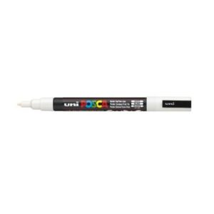 ROTULADOR NO PERMANENTE PC-3M PUNTA CONICA 0,9-1,3MM BLANCO UNI-BALL 284554000 | PACK 6 UNIDADES