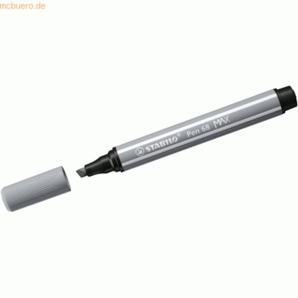 STABILO Pen 68 MAX rotulador Gris 5 pieza(s)