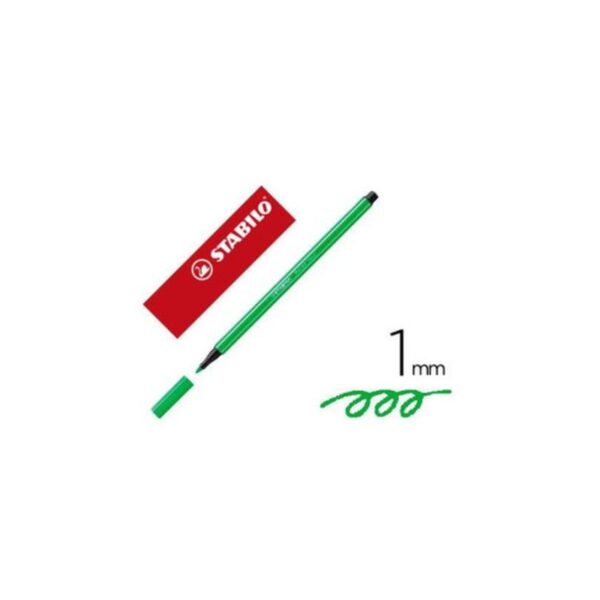 STABILO Pen 68 MAX rotulador Verde claro 5 pieza(s)