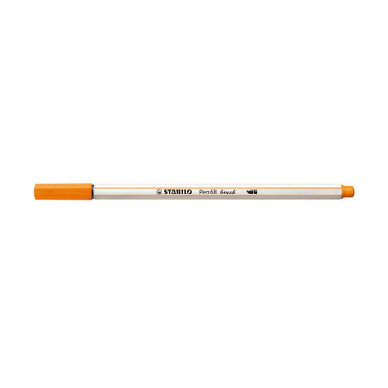 STABILO Pen 68 brush rotulador Medio Naranja 1 pieza(s) | PACK 10 UNIDADES STABILO Pen 68 brush rotulador Medio Naranja 1 pieza(s) | PACK 10 UNIDADES - Imagen 2
