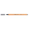 STABILO point 88 rotulador de punta fina Gris 1 pieza(s) | PACK 10 UNIDADES