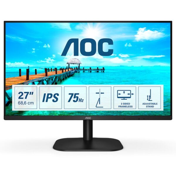 Reacondicionado | AOC B2 27B2H/EU LED display 68,6 cm (27") 1920 x 1080 Pixeles Full HD Negro