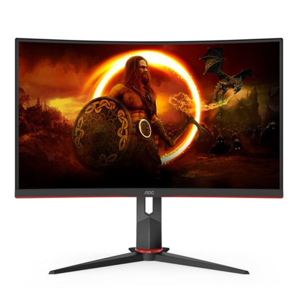 Reacondicionado | AOC G2 C27G2ZU/BK pantalla para PC 68,6 cm (27") 1920 x 1080 Pixeles Full HD LED Negro, Rojo