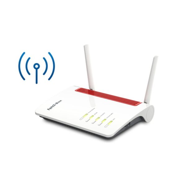 Reacondicionado | FRITZ!Box 6850 LTE router inalámbrico Gigabit Ethernet Doble banda (2,4 GHz / 5 GHz) 4G Rojo, Blanco