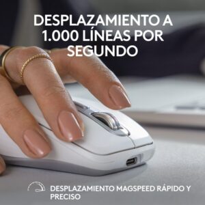 Reacondicionado | Logitech MX Anywhere 3S ratón mano derecha RF Wireless + Bluetooth Laser 8000 DPI