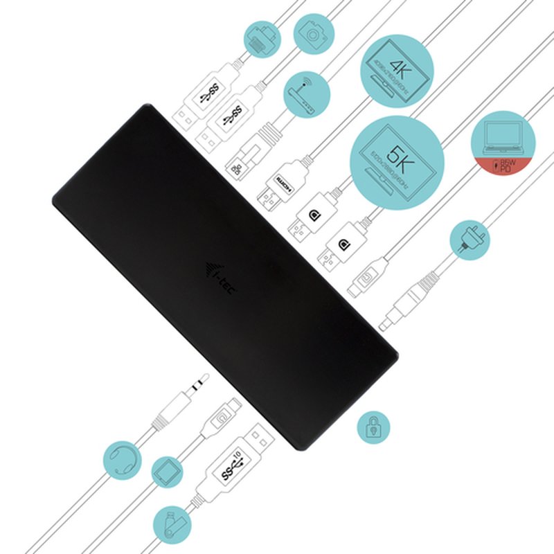 Reacondicionado | i-tec USB-C/Thunderbolt 3 Triple Display Docking Station + Power Delivery 85W - Imagen 5