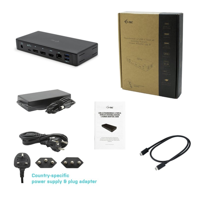 Reacondicionado | i-tec USB-C/Thunderbolt 3 Triple Display Docking Station + Power Delivery 85W - Imagen 8