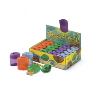 SACAPUNTAS PLASTICO DOBLE CON DEPOSITO FAIBO 2102 | PACK 20 UNIDADES