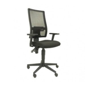 SILLA POVEDILLA RESPALDO MALLA NEGR