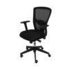 SILLA POZUELO RESPALDO MALLA NEGRO SILLA POZUELO RESPALDO MALLA NEGRO