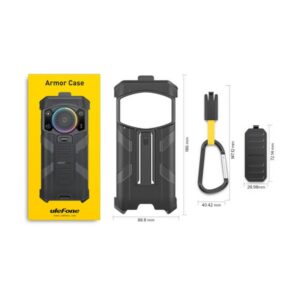 SMARTPHONE ULEFONE ARMOR 21 6.58" OC 8GB 256GB ANDROID 13 RUGGED IP68 IP69K BLACK