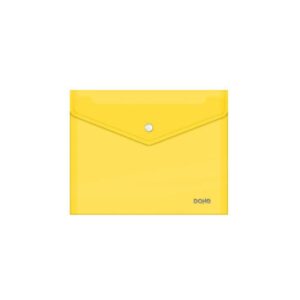SOBRES POLIPROPILENO BROCHE AMARILLO A5 APAISADO 225X170 DOHE 91487 | PACK 10 UNIDADES