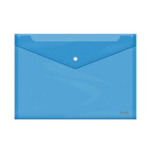 SOBRES POLIPROPILENO BROCHE AZUL FOLIO APAISADO 335X235 DOHE 91476 | PACK 10 UNIDADES