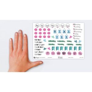 SOBRE CON 2 HOJAS 76X120MM Y 132 PEGATINAS DIAS DE LA SEMANA AVERY 54542 SOBRE CON 2 HOJAS 76X120MM Y 132 PEGATINAS DIAS DE LA SEMANA AVERY 54542