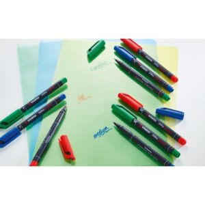 STABILO OHPen universal permanent, 4 Pack marcador permanente Punta redonda Negro, Azul, Verde, Rojo 4 pieza(s)